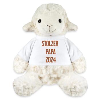 Proud Dad 2024 – for new fathers - MiniFeet® Sheep Annika - white - Front