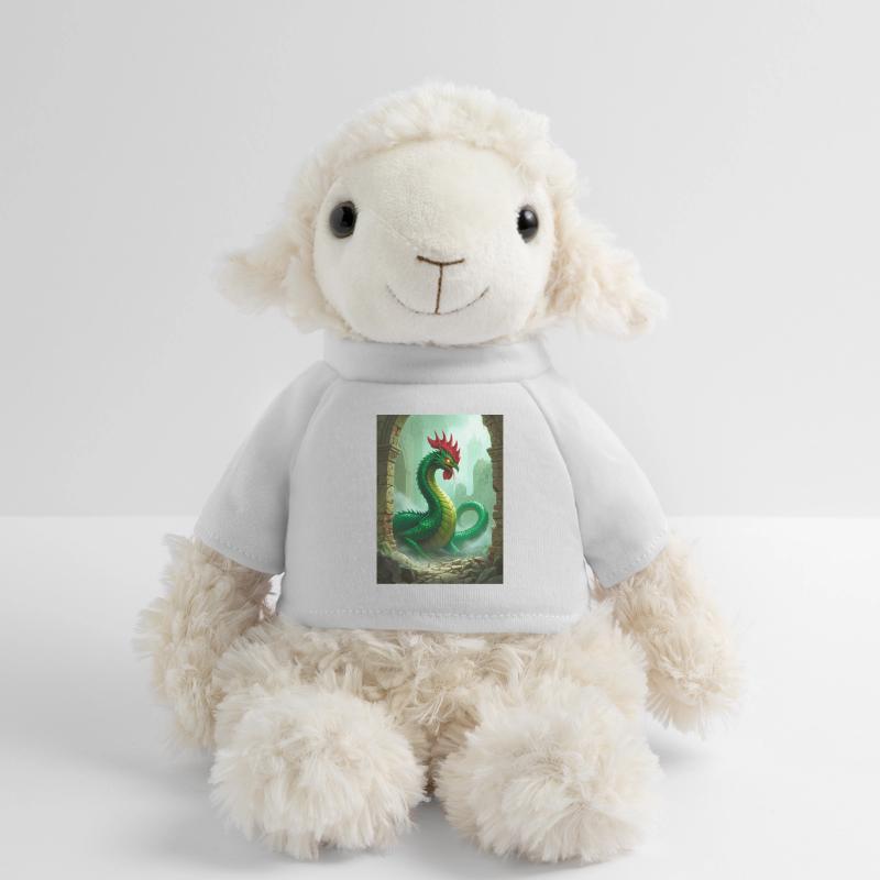 Basilisk with rooster head and deadly petrifying MiniFeet® Sheep Annika