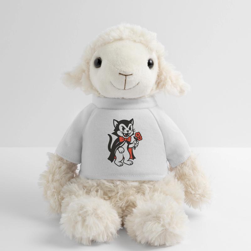 Chat Dracula avec bouquet de fleurs Mouton en peluche Annika MiniFeet®