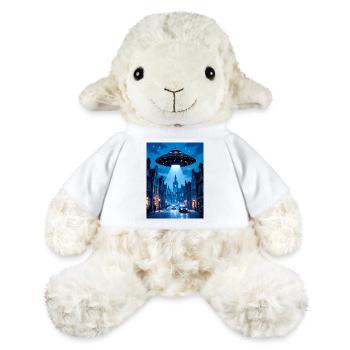 Belgian Wave – UFOs in the sky - MiniFeet® Sheep Annika - white - Front