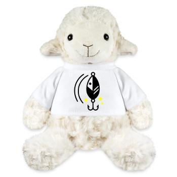 Fishing Lure Turn Signal Hook Icon - MiniFeet® Sheep Annika - white - Front