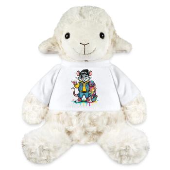 Rat Skater Sewer Crew - MiniFeet® Sheep Annika - white - Front
