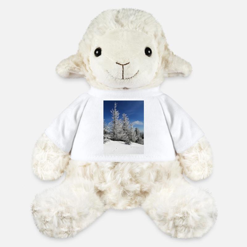 Winter Forest Snow Magic - MiniFeet® Sheep Annika - white