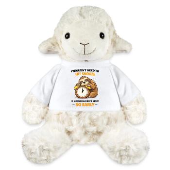 Hit Snooze So Early Sloth - MiniFeet® Sheep Annika - white - Front