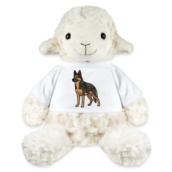German Shepherd Dog - MiniFeet® Sheep Annika - white - Front