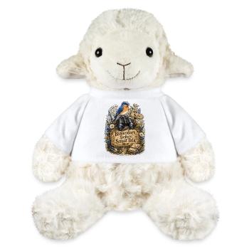 Binoculars Before Small Talk Clouds - MiniFeet® Sheep Annika - white - Front