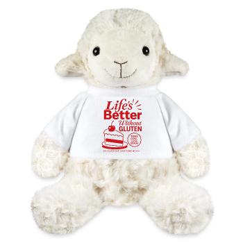 Life Is Better Without Gluten - MiniFeet® Schaf Annika - Weiß - Vorne