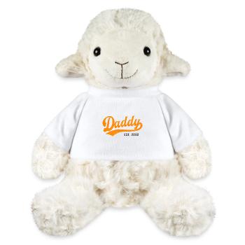 Daddy - Bester Dad Daddy Papa der Welt - est. 2000 - MiniFeet® Schaf Annika - Weiß - Vorne