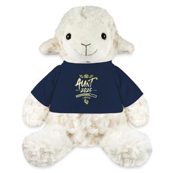 Tante 2025 Loading Spruch - MiniFeet® Schaf Annika - French Navy - Vorne