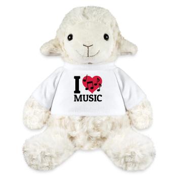 I love Music - MiniFeet® Schaf Annika - Weiß - Vorne