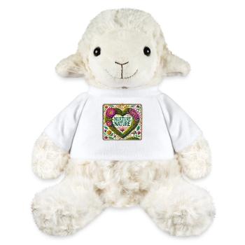 Nourrir la nature - Mouton en peluche Annika MiniFeet® - blanc - Devant