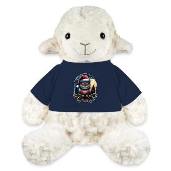 Kleine Weihnachtseule im Winterwald Weihnachtswald - MiniFeet® Schaf Annika - French Navy - Vorne