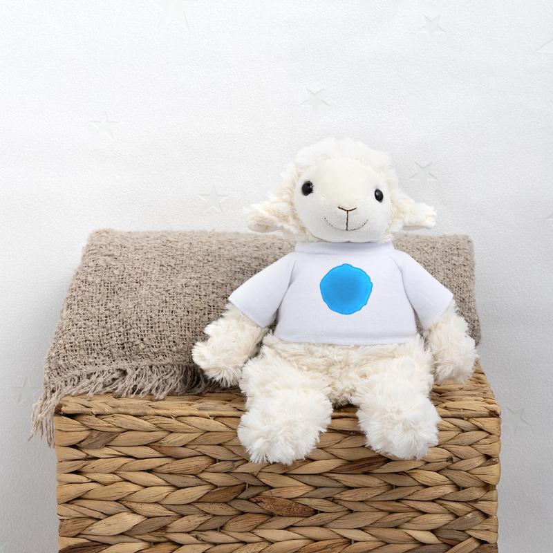 Dot Blue MiniFeet® Sheep Annika