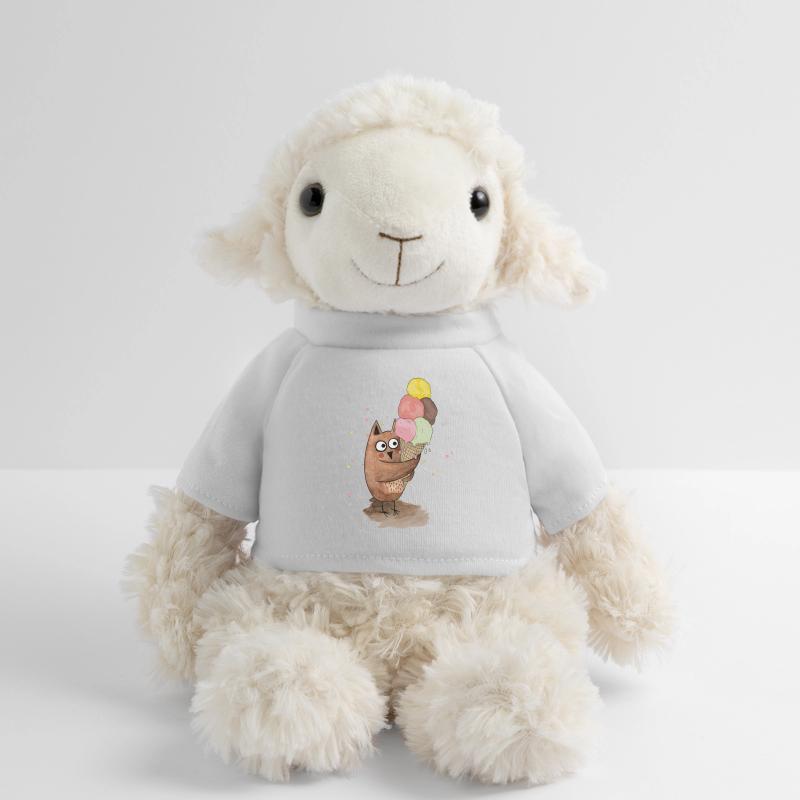 Eule mit riesigem Eis MiniFeet® Schaf Annika