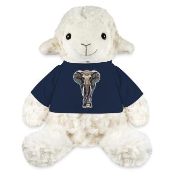 Elephant / Animal / Oriental / Flowers / Pattern - MiniFeet® Sheep Annika - french navy - Front