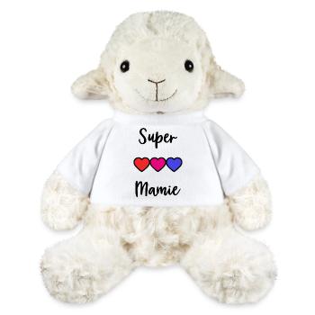 MAMIE - Mouton en peluche Annika MiniFeet® - blanc - Devant
