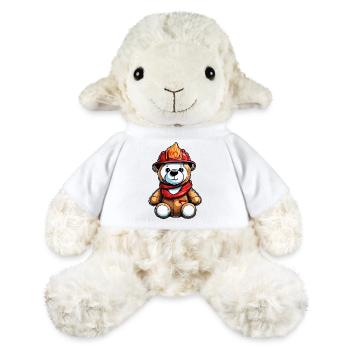 Teddybär / Kuscheltier / Stofftier / Geschenkidee - MiniFeet® Schaf Annika - Weiß - Vorne