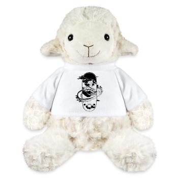 Skateboarding Graphics - MiniFeet® Sheep Annika - white - Front
