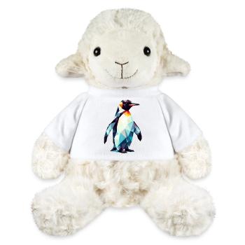 Polygonaler Pinguin - MiniFeet® Schaf Annika - Weiß - Vorne