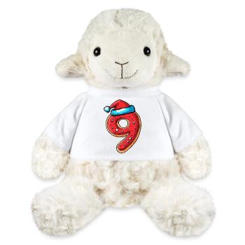 9 Number Christmas Cookie - MiniFeet® Sheep Annika - white - Front