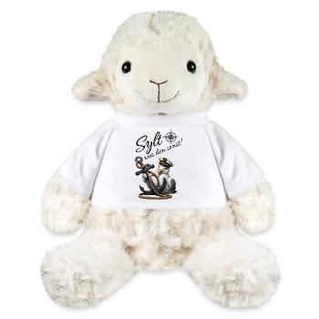 Sylt quoi d’autre ! mouette drôle avec ancre - Mouton en peluche Annika MiniFeet® - blanc - Devant