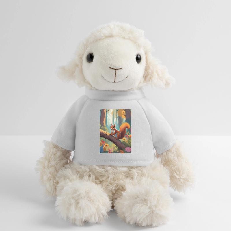 Écureuil dans la forêt Vert Mouton en peluche Annika MiniFeet®