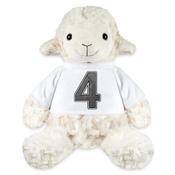 Four Grunge Metal Texture - MiniFeet® Sheep Annika - white - Front