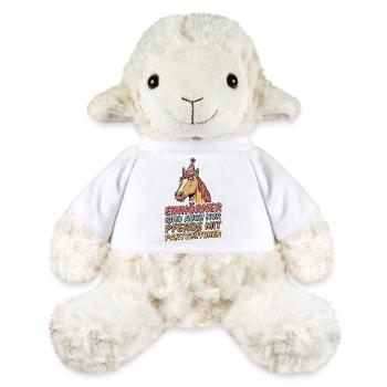 Party horse with hat - MiniFeet® Sheep Annika - white - Front