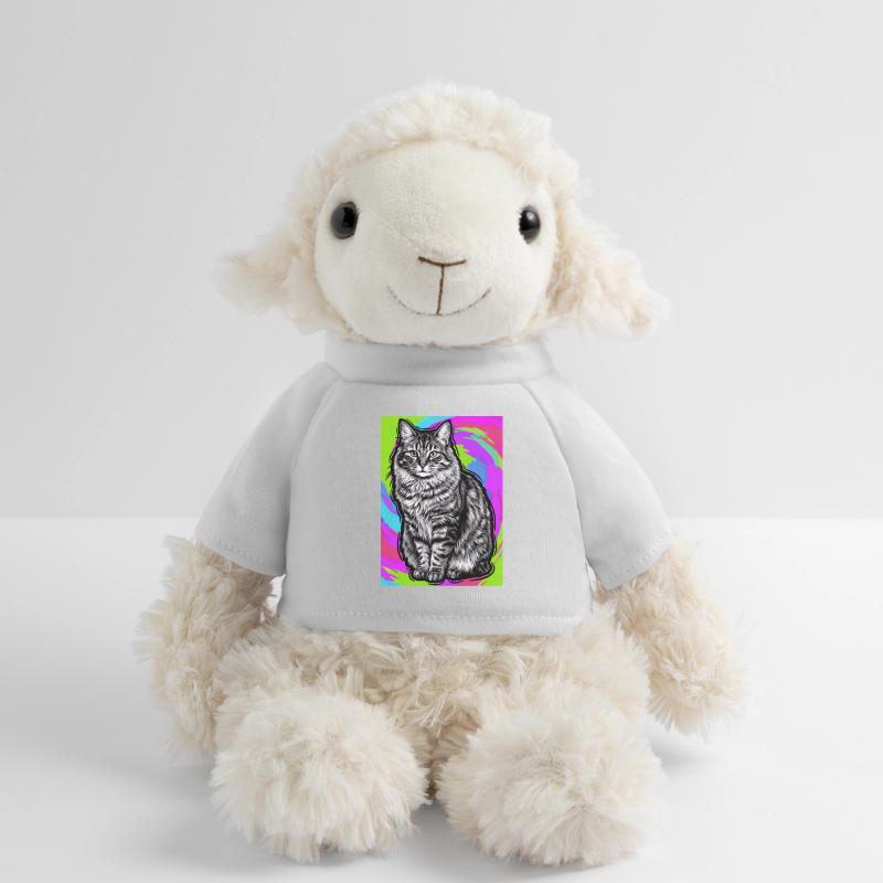chat Mouton en peluche Annika MiniFeet®