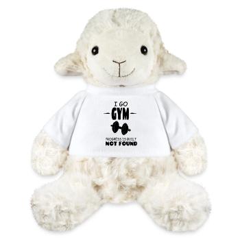 I_go_GYM_Progress_Is_Build_Not_Found - Mouton en peluche Annika MiniFeet® - blanc - Devant