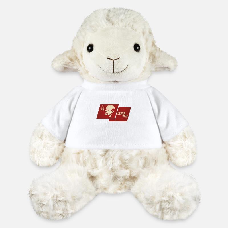 Lenin lebt Flagge - MiniFeet® Schaf Annika - Weiß