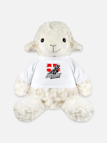 Speedway - Denmark Flag - MiniFeet® Schaf Annika - Weiß