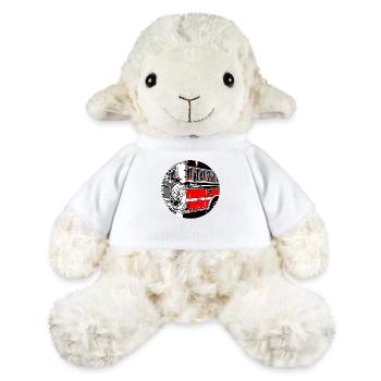 pompiers - Mouton en peluche Annika MiniFeet® - blanc - Devant