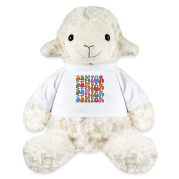 Senior - Student Class Retro Graduation Party Gift - MiniFeet® Sheep Annika - white - Front