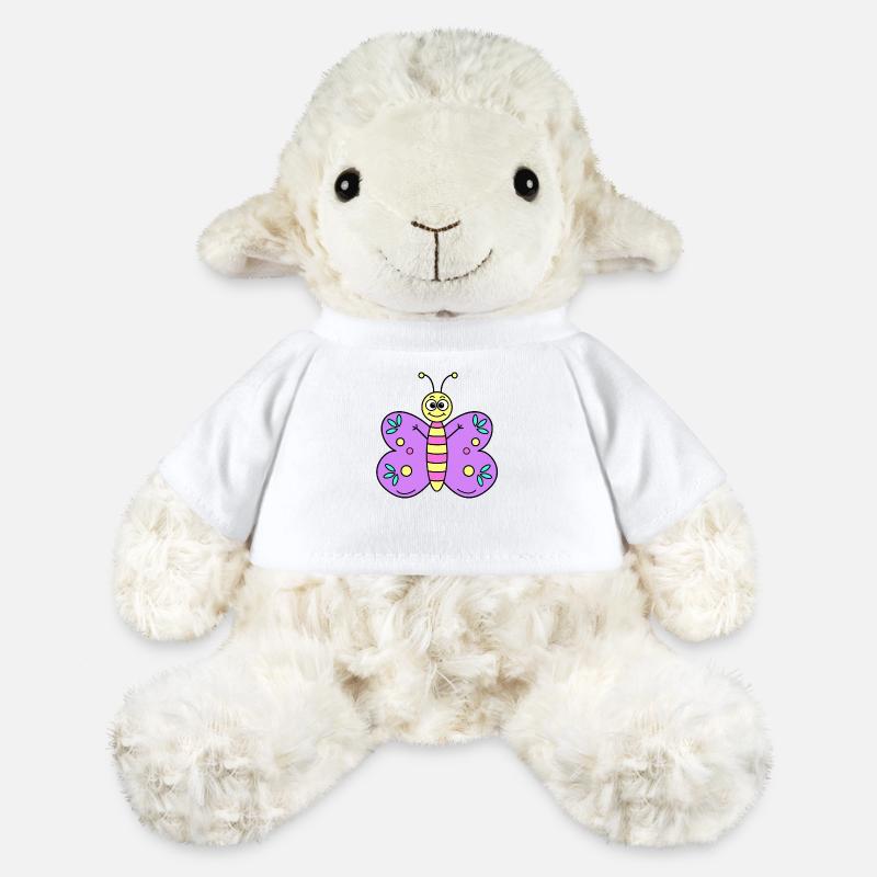 Butterfly Purple - MiniFeet® Sheep Annika - white