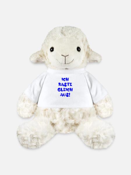 ich raste gleich aus - MiniFeet® Schaf Annika - Weiß