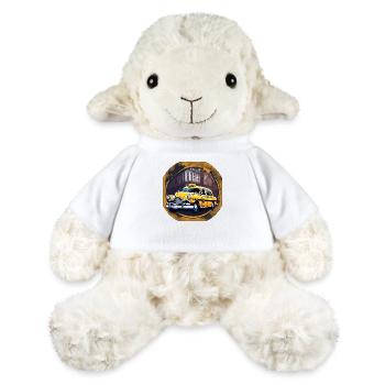 Taxi / Taxi Driver / America / Comic / Old School - MiniFeet® Sheep Annika - white - Front