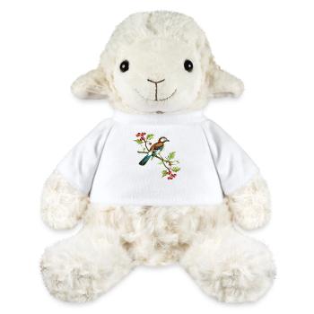 Bunter Vogel - MiniFeet® Schaf Annika - Weiß - Vorne