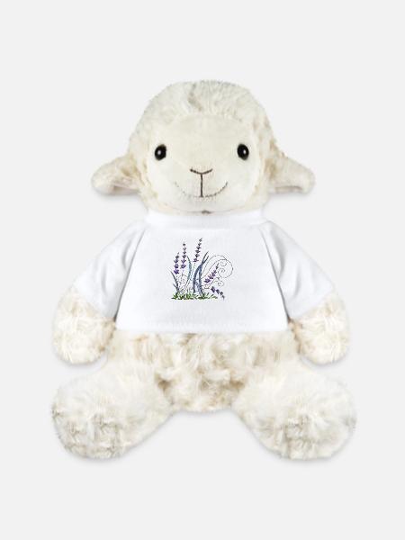 Lavendel - MiniFeet® Schaf Annika - Weiß