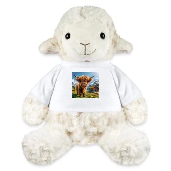 Vache Highland, encore plus mignonne et plus douce - Mouton en peluche Annika MiniFeet® - blanc - Devant
