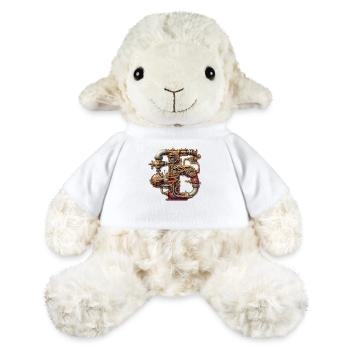 Abstract Futuristic Illustrations Symbols Words - MiniFeet® Sheep Annika - white - Front