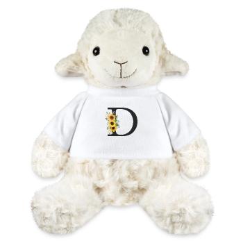 D Monogram Sunflowers - MiniFeet® Sheep Annika - white - Front