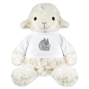 Lineart de chat - Mouton en peluche Annika MiniFeet® - blanc - Devant
