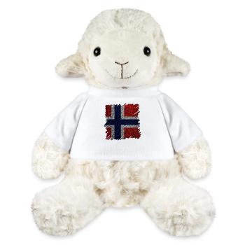 Norway Norway Flag Scandinavia Norden Tor Viking - MiniFeet® Sheep Annika - white - Front