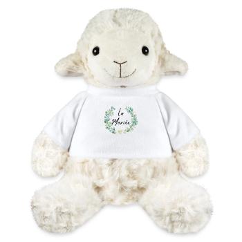 La mariée floral-tshirt assorti - Mouton en peluche Annika MiniFeet® - blanc - Devant