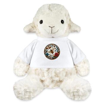 Le bonheur des abeilles - Mouton en peluche Annika MiniFeet® - blanc - Devant