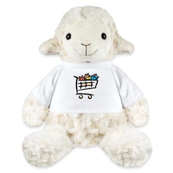 Full Shopping Cart Shopping Bags Gifts - MiniFeet® Sheep Annika - white - Front