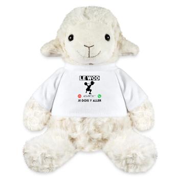 Le wod m'appelle je dois y aller - Mouton en peluche Annika MiniFeet® - blanc - Devant