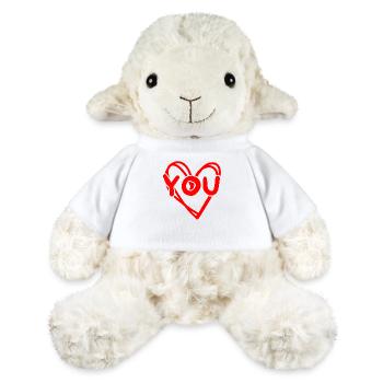 I Love You Declaration of Love - MiniFeet® Sheep Annika - white - Front