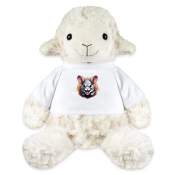 Wild angry animal pugnacious combative chinchilla - MiniFeet® Sheep Annika - white - Front